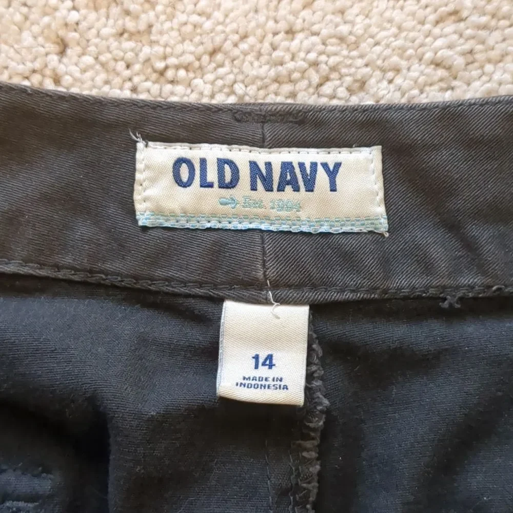Old Navy Gray Denim Skirt Size 14 - Picture 2 of 8